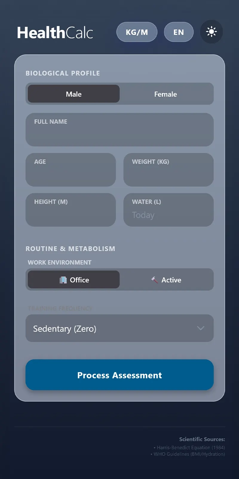 HealthCalc